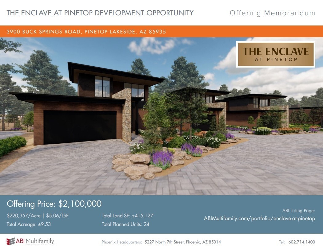 3900 Buck Springs Rd, Pinetop, AZ for Sale