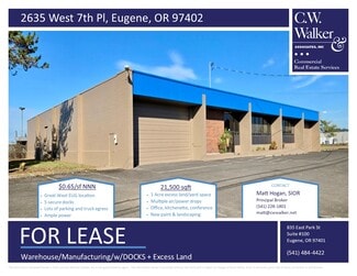 Eugene, OR Industrial - 2635 W 7th Pl