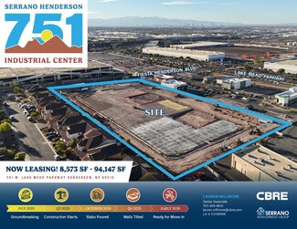 Henderson, NV Industrial - 751 W Lake Mead Pky Henderson, NV Industrial - 751 W Lake Mead Pky
