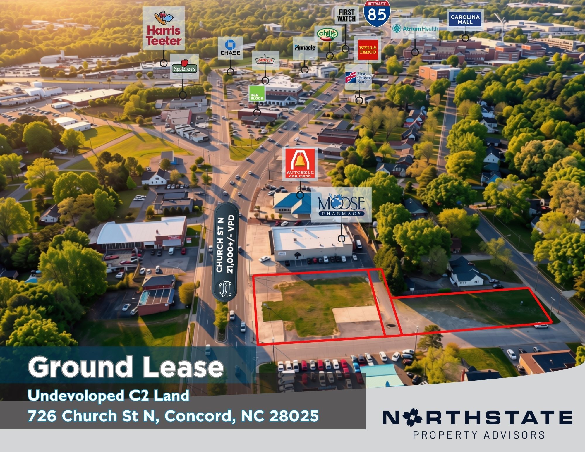 726 Church St N, Concord, NC for Rent