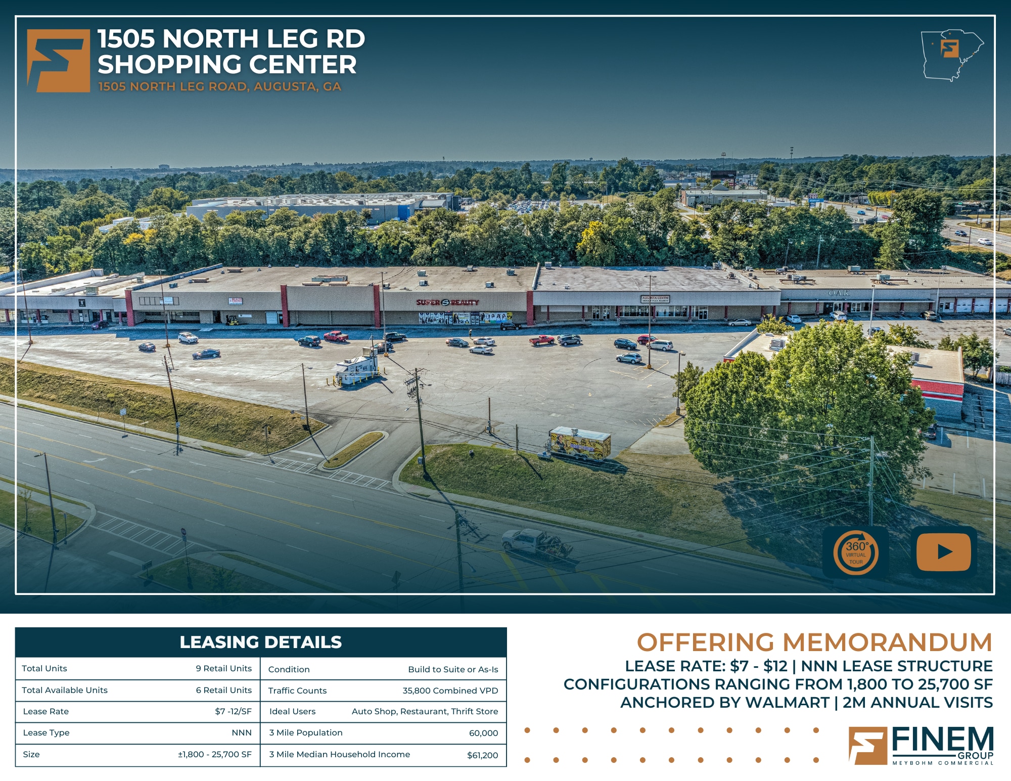 1511 N Leg Rd, Augusta, GA for Rent