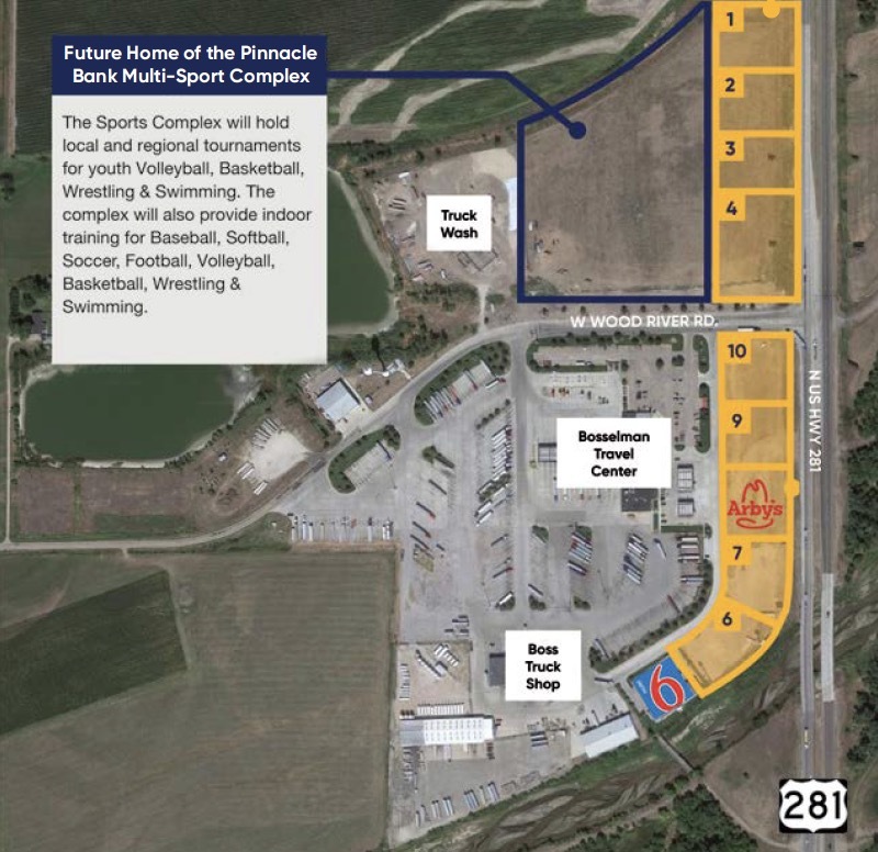 Interstate 80 and US Highway 281 Interchange, Grand Island, NE for Sale