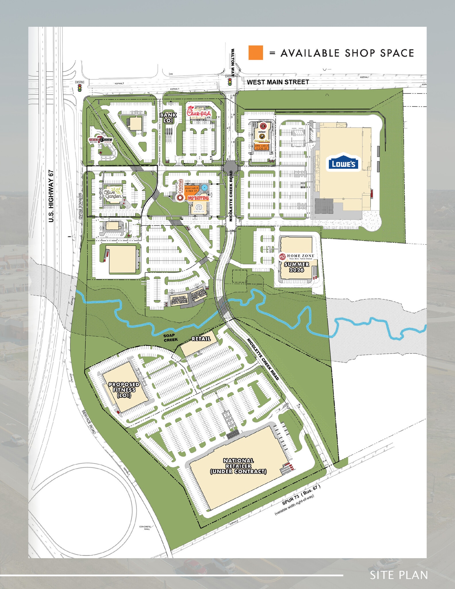 Main Street Towne Crossing - Midlothian, TX - SEC, Midlothian, TX for Rent