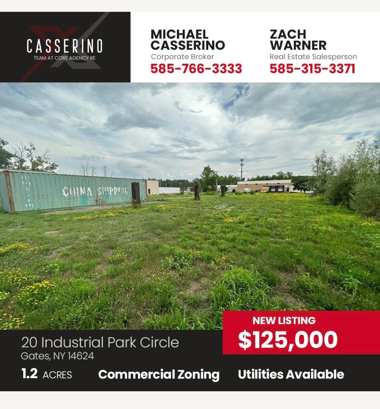 20 Industrial Park Cir Rochester, NY 14602 Land Property for Sale on