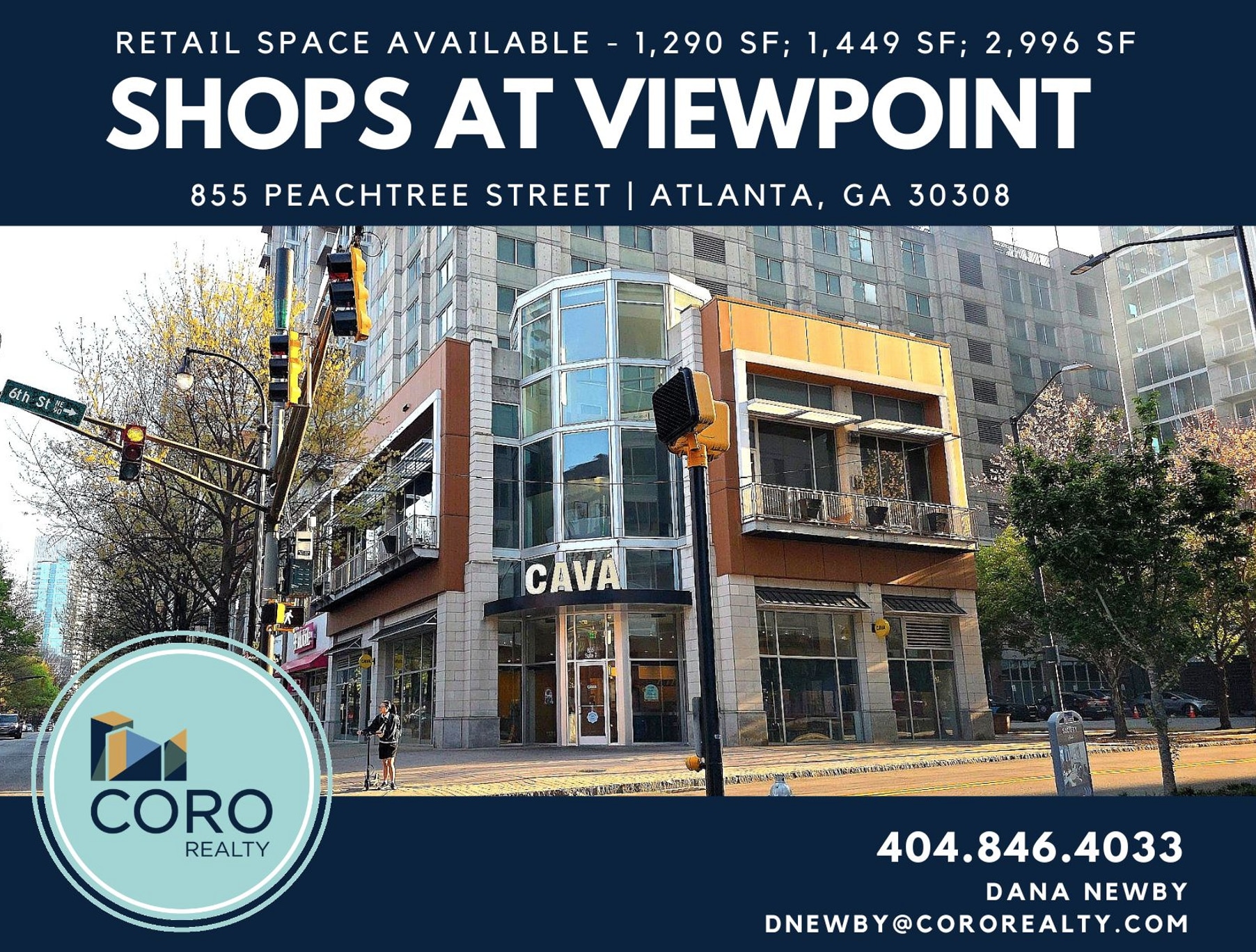 855 Peachtree St, Atlanta, GA for Rent