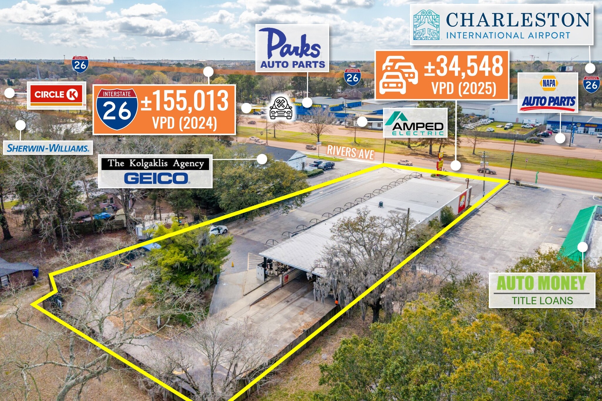 5506 Rivers Ave, Charleston, SC for Sale