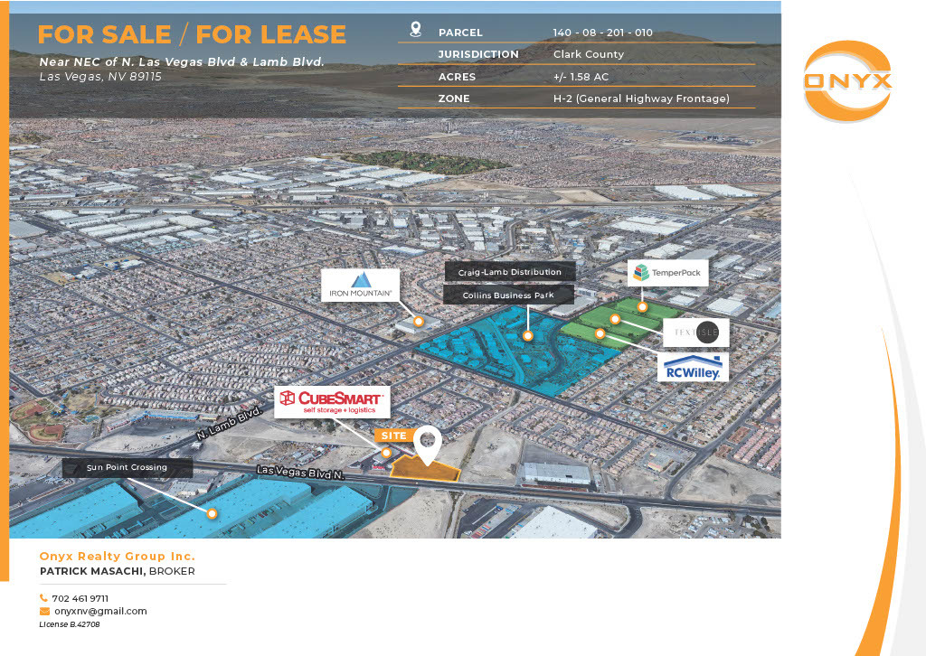 140-08-201-010_Las Vegas Boulevard North and Lamb, Las Vegas, NV for Sale