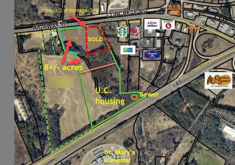 Hwy 17 Hwy, Lavonia, GA for Sale