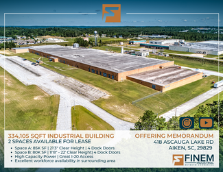 Graniteville, SC Industrial - 418 Ascauga Lake Rd