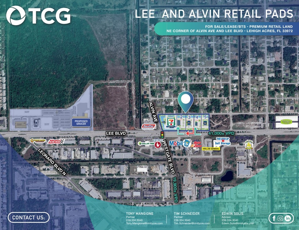 Lee Blvd @ Alvin, Lehigh Acres, FL for Sale