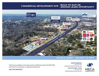 Belmont, NC Commercial Land - 345 Sixth St