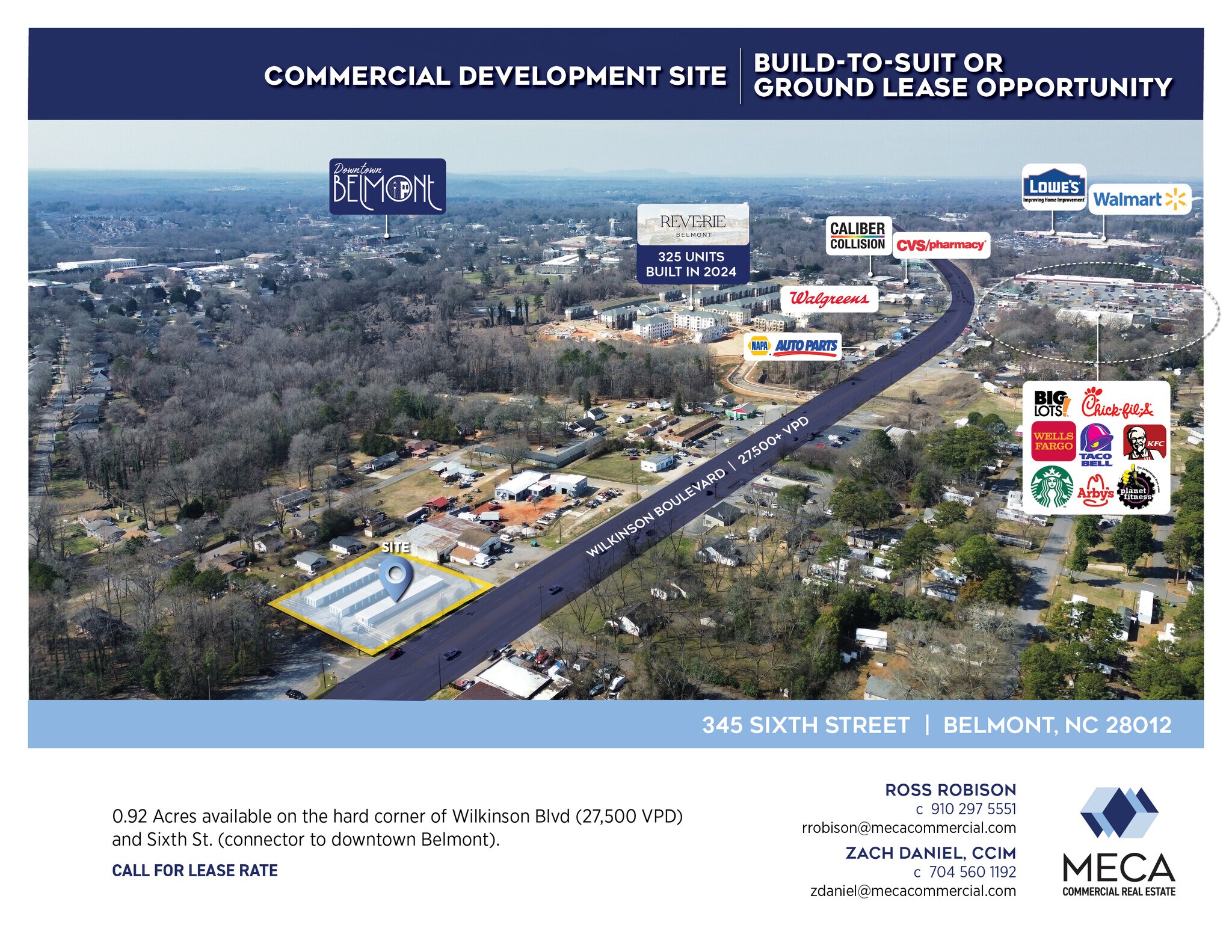 345 Sixth St, Belmont, NC for Rent