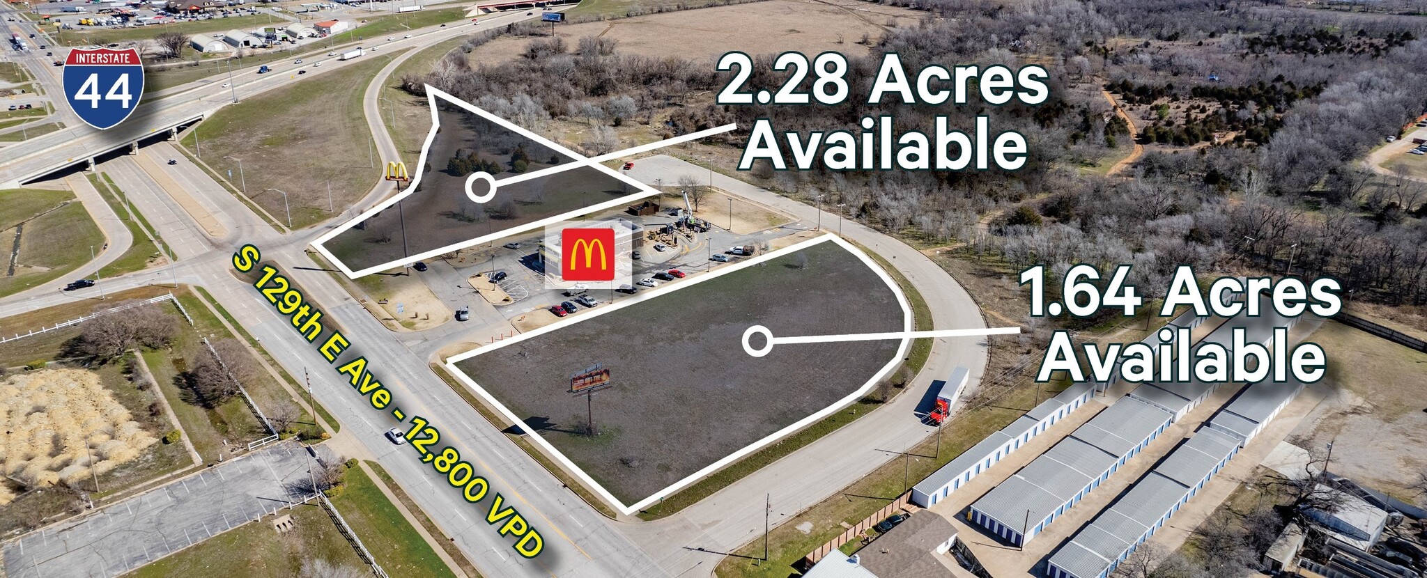 I-44 & S 129th E Ave, Tulsa, OK for Sale