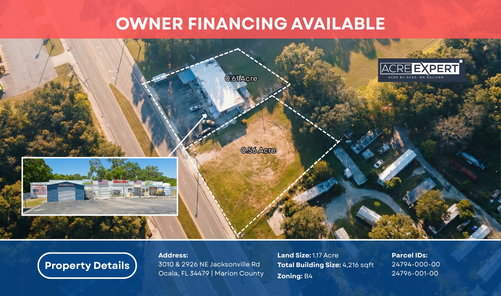 2926 NE Jacksonville Rd, Ocala, FL for Sale