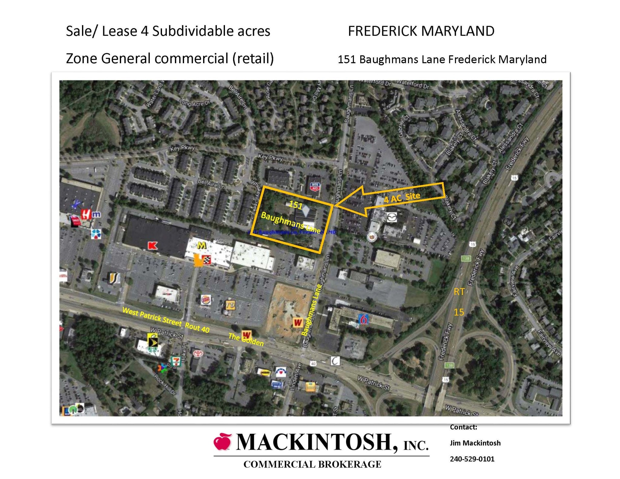 151 Baughmans Ln Frederick, MD 21702 Land Property for Sale on