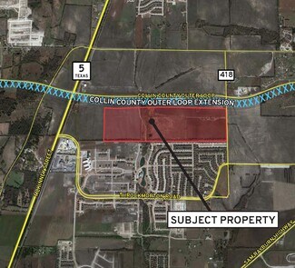 Melissa, TX Industrial Land - SW Corner of Collin County Outer Loop and CR 418