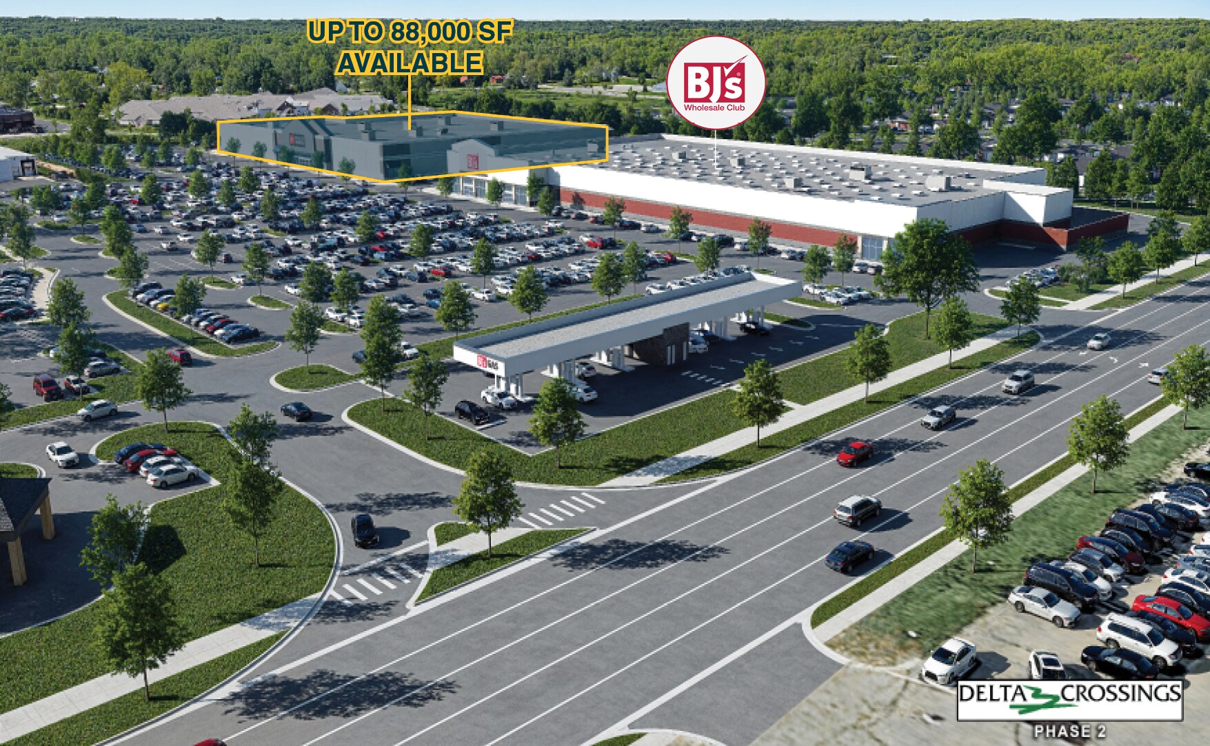 Delta Crossing- Big Box, Lansing, MI for Rent