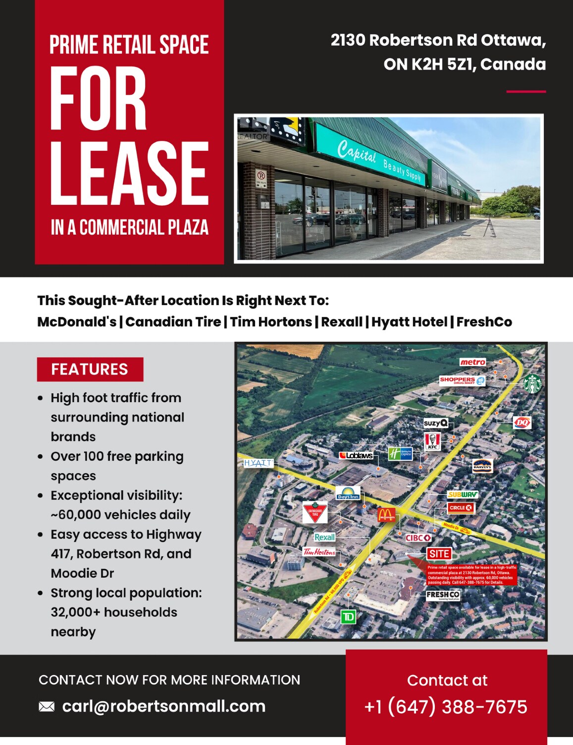 2130 Robertson Rd, Ottawa, ON for Rent