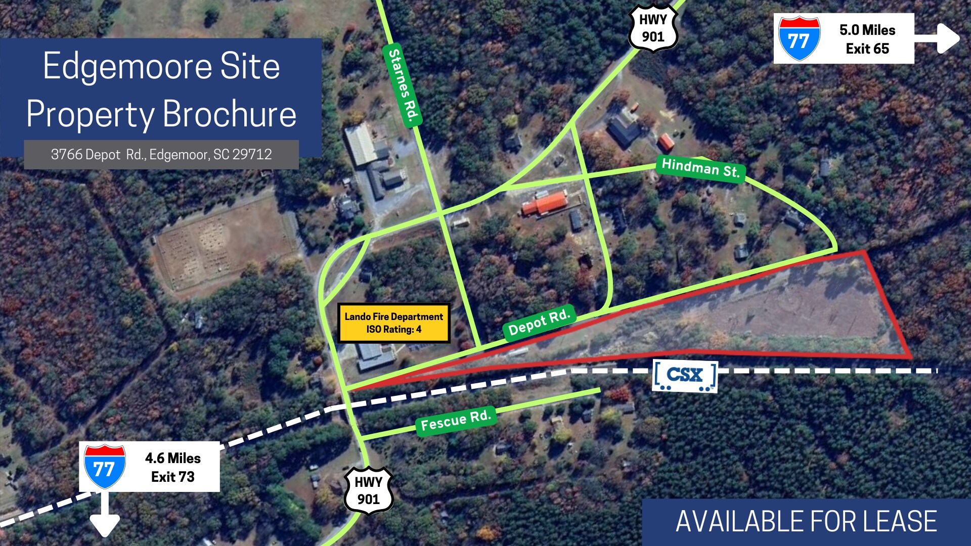 5677 Depot Rd, Edgemoor, SC for Rent