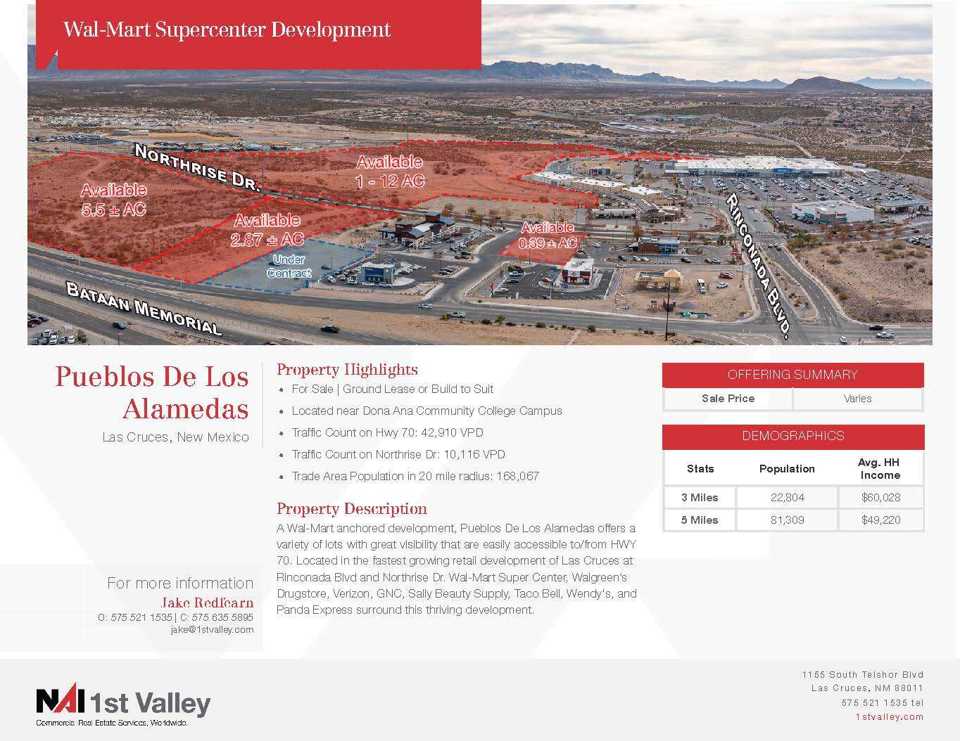 Rinconada Blvd & Northrise Dr, Las Cruces, NM for Sale