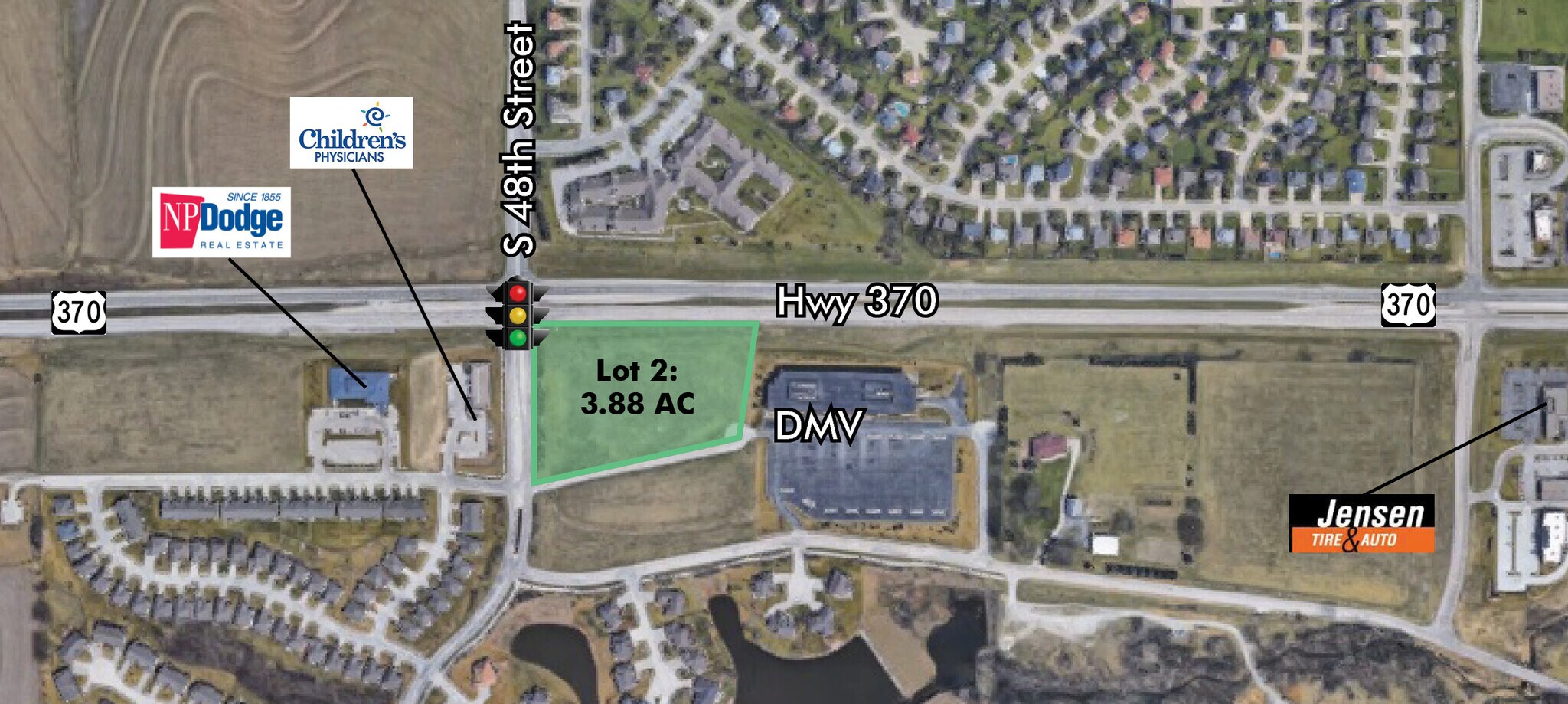 Hwy 370 & S 48th Street, Bellevue, NE for Sale