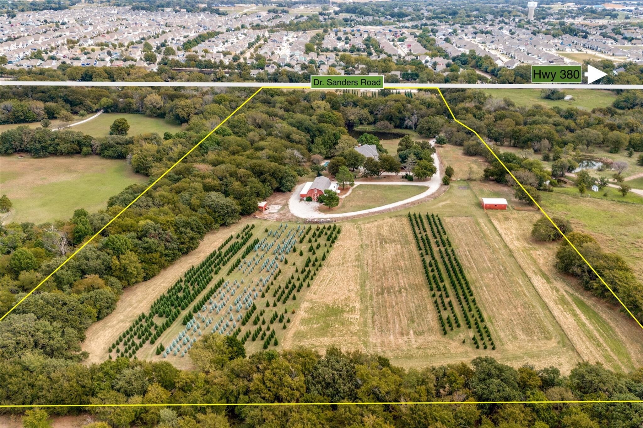 1833 Dr Sanders Rd, Aubrey, TX for Sale