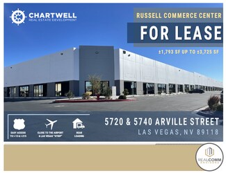 Las Vegas, NV Office, Industrial - 5720 Arville St Las Vegas, NV Office, Industrial - 5720 Arville St