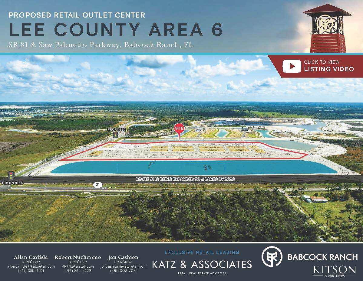 SR 31 & Palmetto Pky, Babcock Ranch, FL for Rent