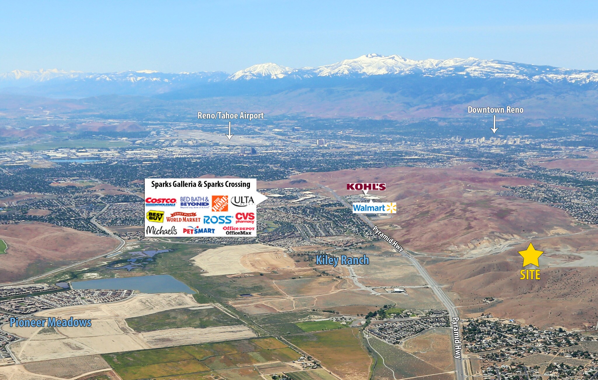 555 Highland Pky Sparks, NV 89436 Land Property for Lease on