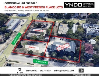 San Antonio, TX Commercial Land - 415 Blanco Rd