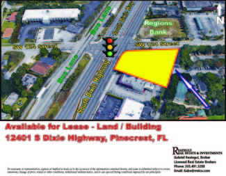 Pinecrest, FL Commercial Land - 12401 S Dixie Hwy