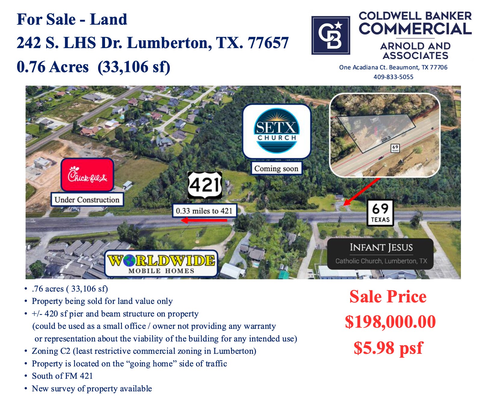 242 S Lhs Dr, Lumberton, TX for Sale