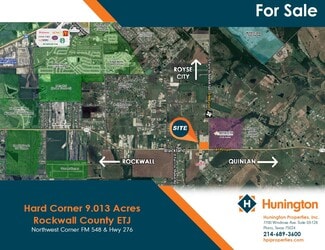 Royse City, TX Commercial - Northwest Corner FM 548 & Hwy 276