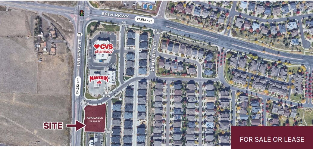 SEC 86th Parkway & Indiana St, Arvada, CO for Rent