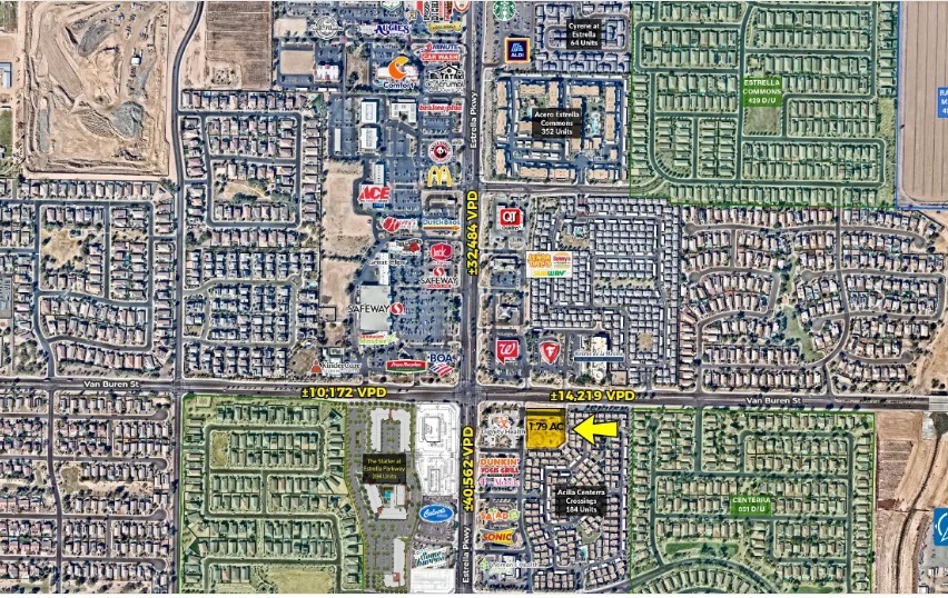 Estrella Pkwy & Van Buren St, Goodyear, AZ for Sale