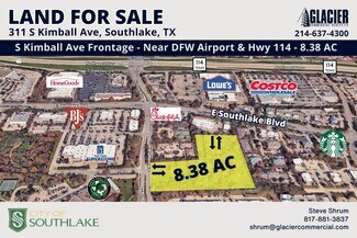 Southlake, TX Commercial Land - 311 S Kimball Ave
