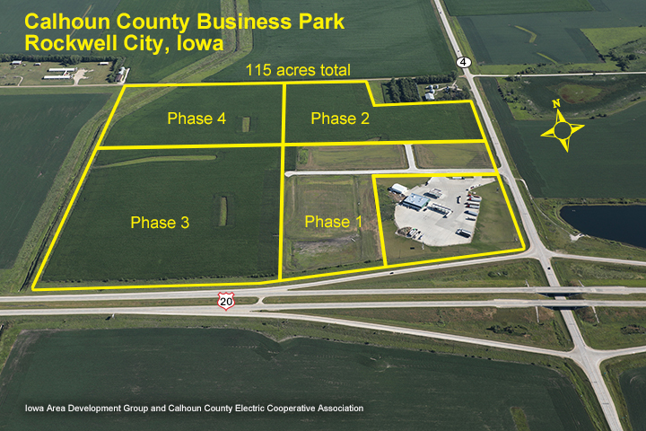 US Hwy 20 and Hwy 4, Rockwell City, IA for Sale