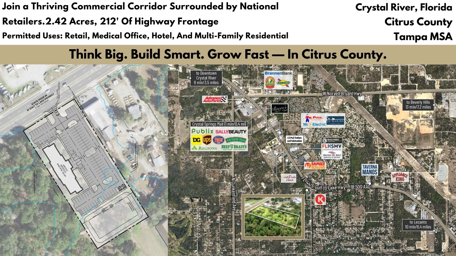 6552 W Gulf To Lake Hwy, Crystal River, FL for Sale