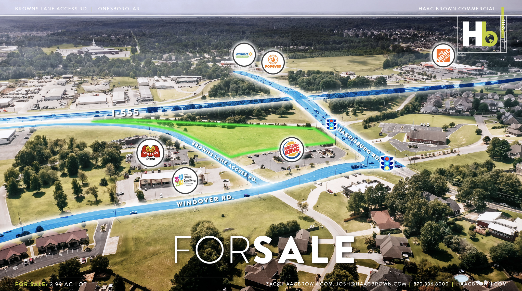 Browns Lane Access Rd., Jonesboro, AR for Sale