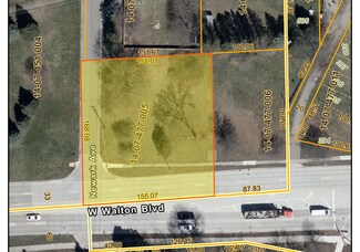Pontiac, MI Commercial Land - 392 W Walton Blvd