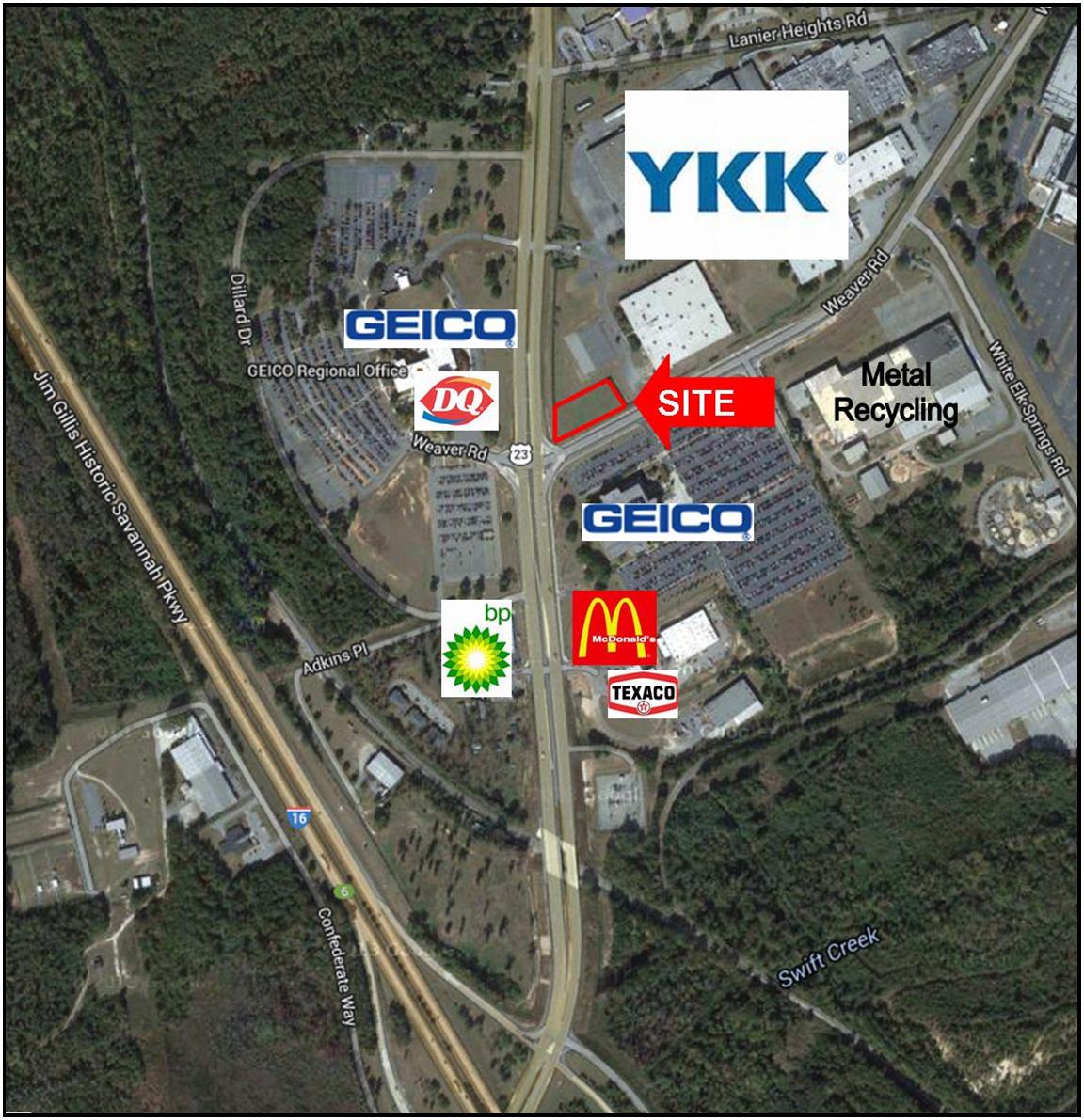 2999 Weaver Rd Macon, GA 31295 Land Property for Lease on