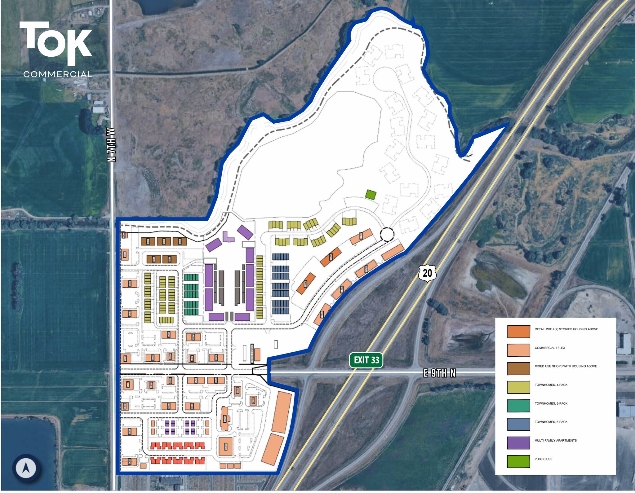 US Highway 20 & ID Highway 33 Interchange, Sugar City, ID for Rent