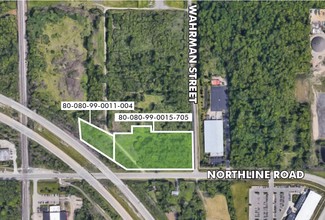 Romulus, MI Industrial Land - Northline/Wahrman Rd