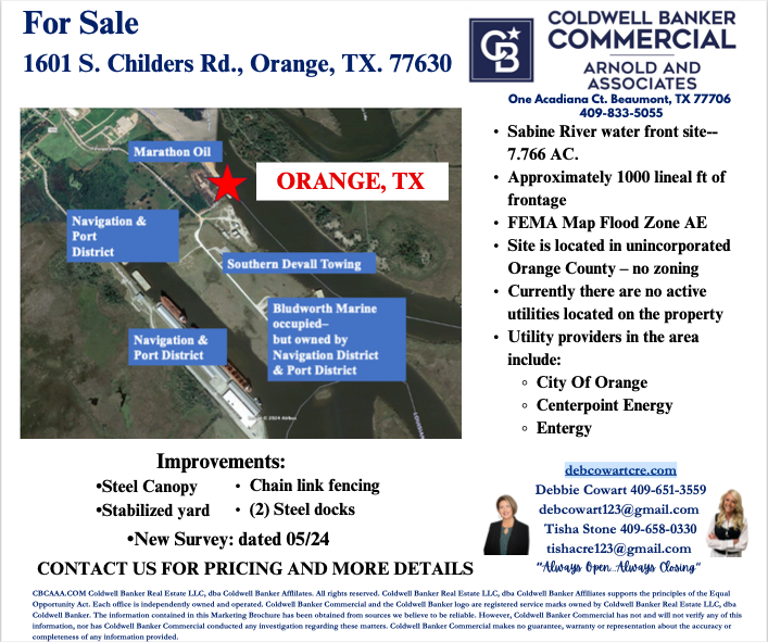 1601 S Childers Rd, Orange, TX for Sale