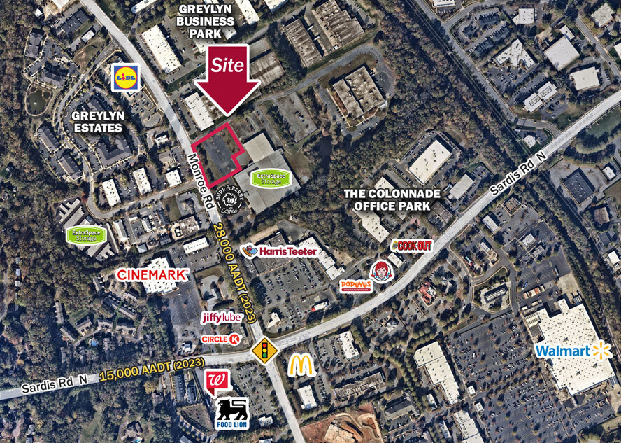 9601 Monroe Road, Charlotte, NC for Sale