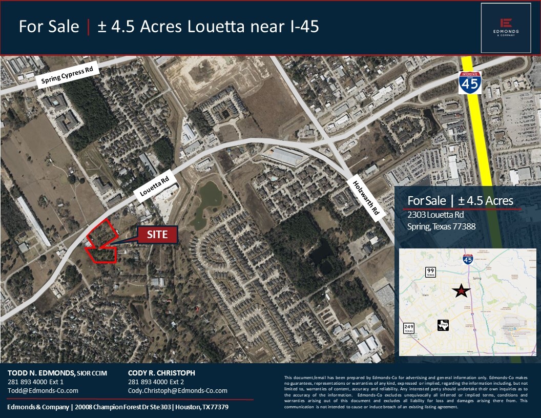 2303 Louetta Rd, Spring, TX for Sale