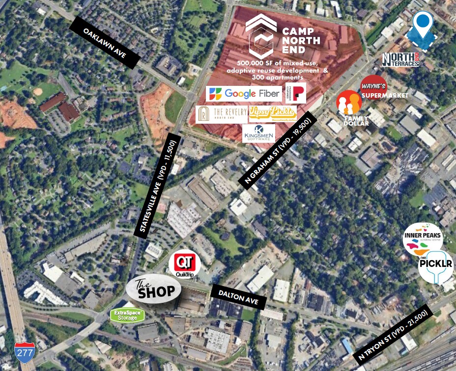 2300 N Graham St, Charlotte, NC for Rent