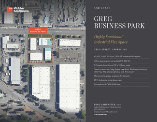 Sparks, NV Industrial - 1503 – 1613 Greg St