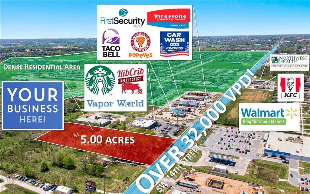 3331 SW 14th St Bentonville, AR 72712 Land Property for Sale on