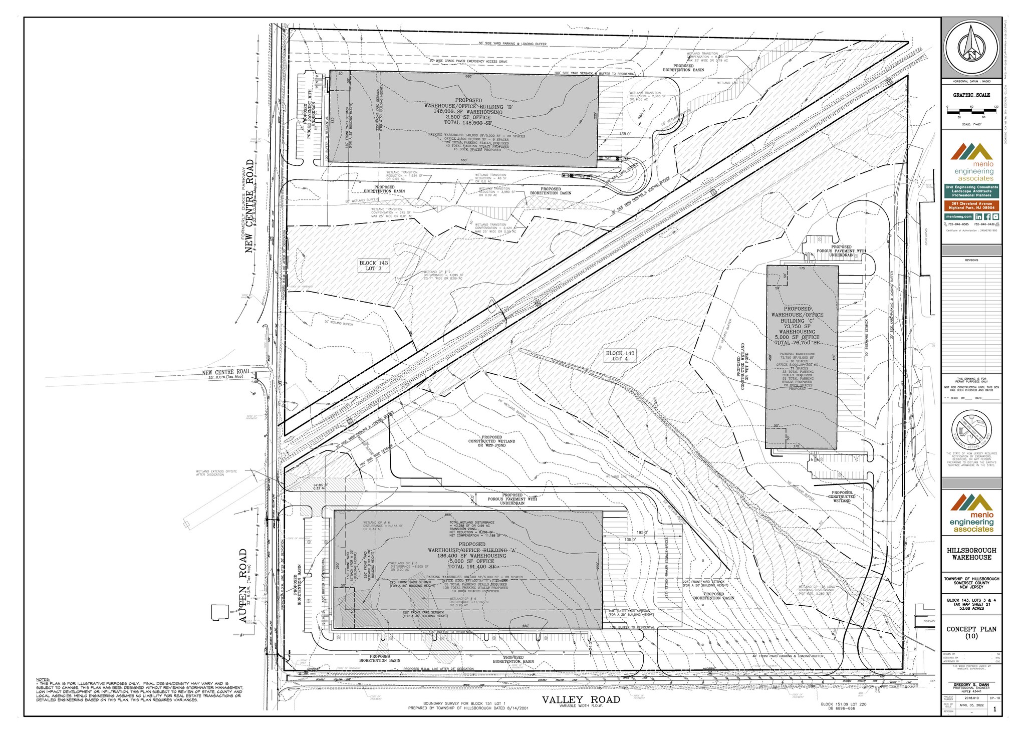 425 Valley Rd Hillsborough, NJ 08844 Industrial Property for Lease on